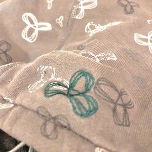 Grey TNA Hoodie with Forest Green Emblem